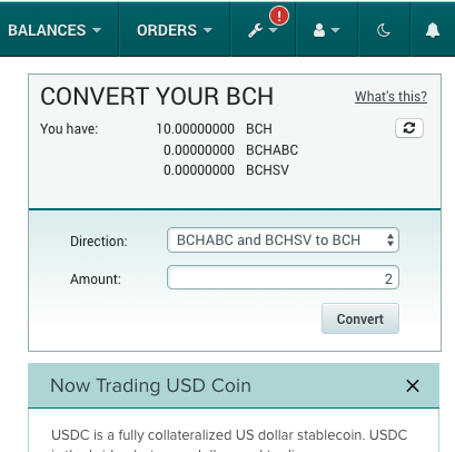 Poloniex Bitcoin Cash BCH Pre-Fork