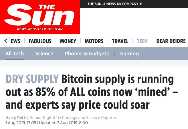 The Sun Bitcoin