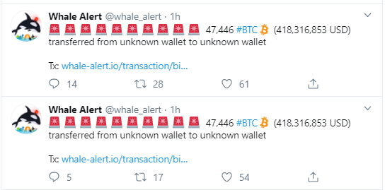 Bitcoin'de Devasa İşlemler