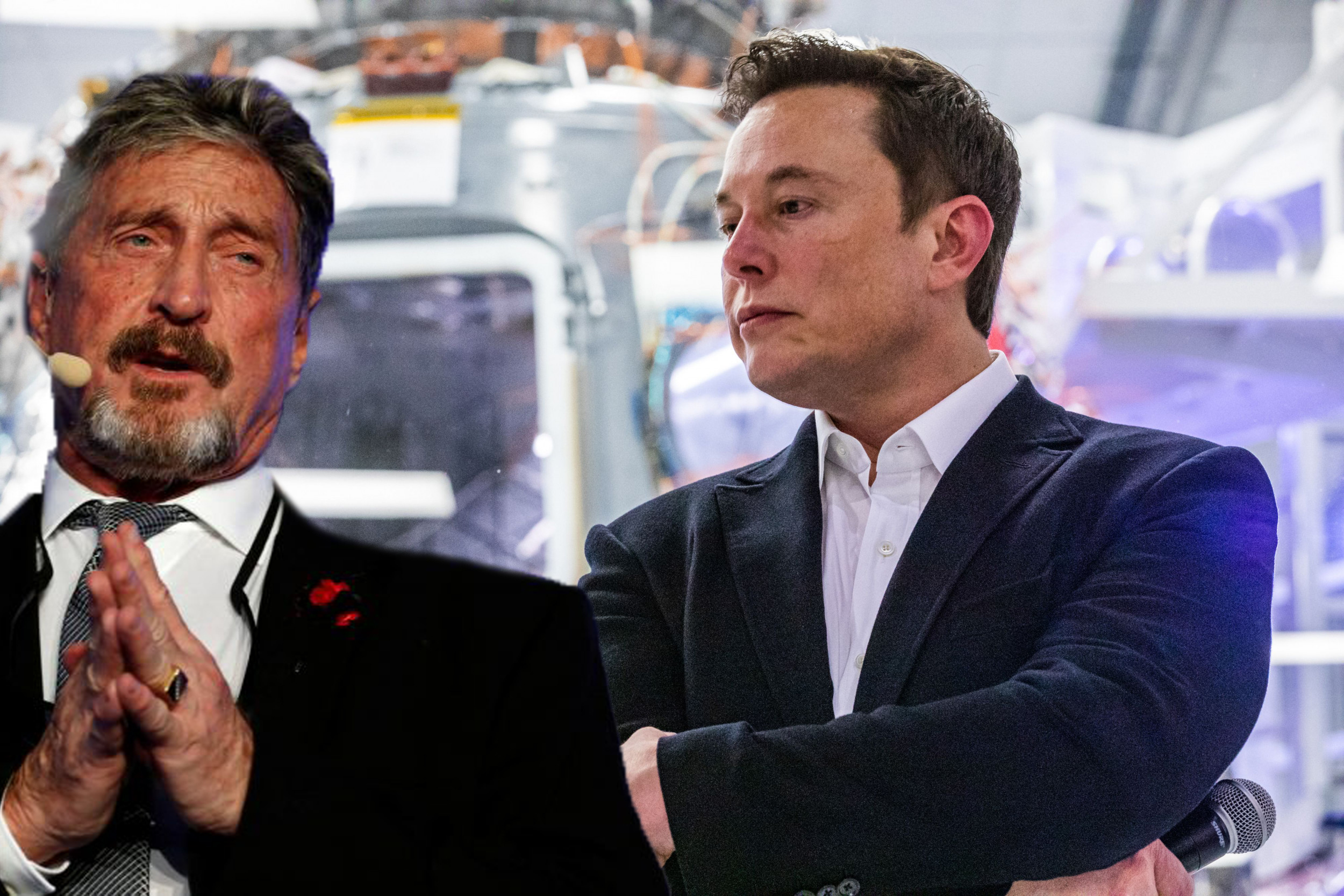 JOHN MCAFEE ELON MUSK İLTİFAT