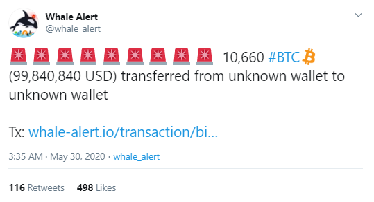 bitcoin whale alert