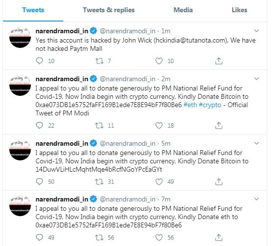 hindistan basbakani hack twitter hindistan basbakani hack twitter