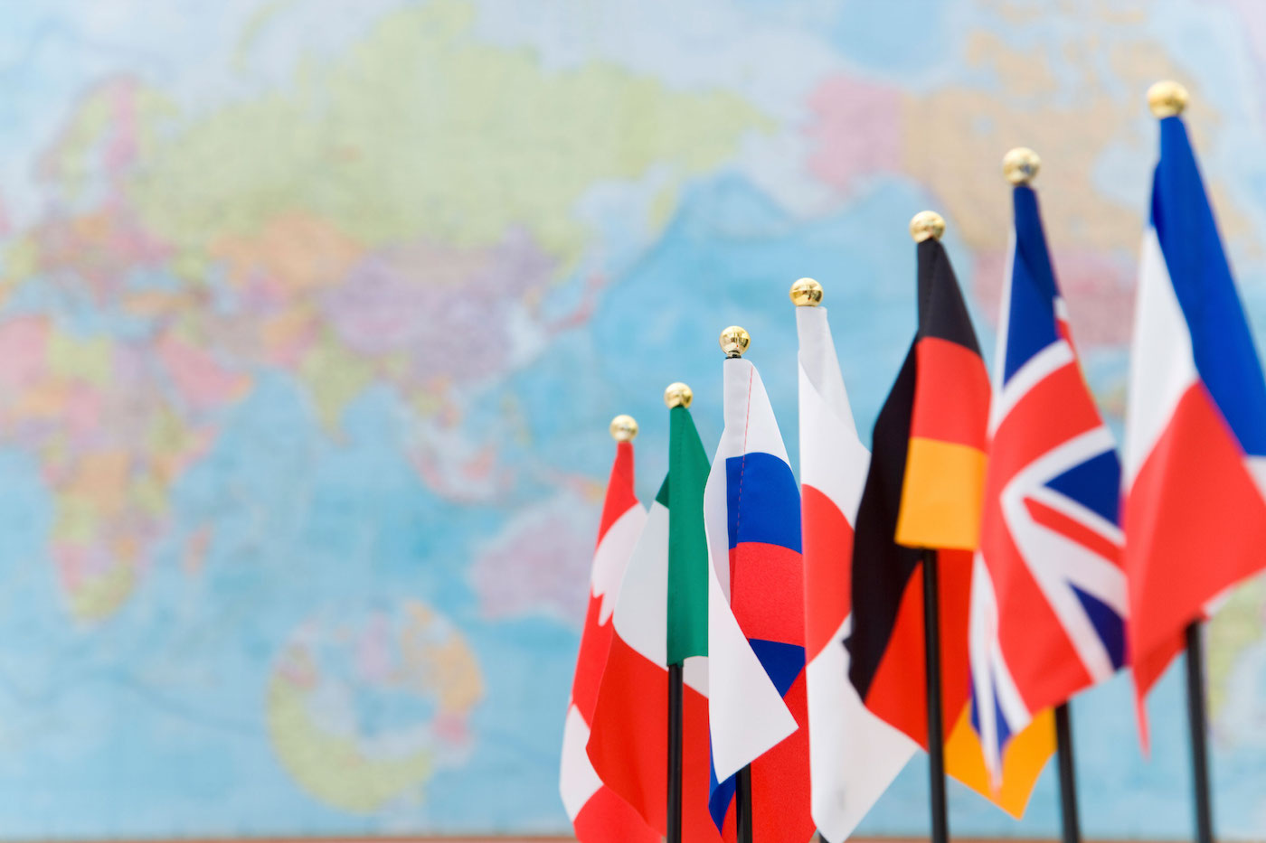 G7 event flags with map