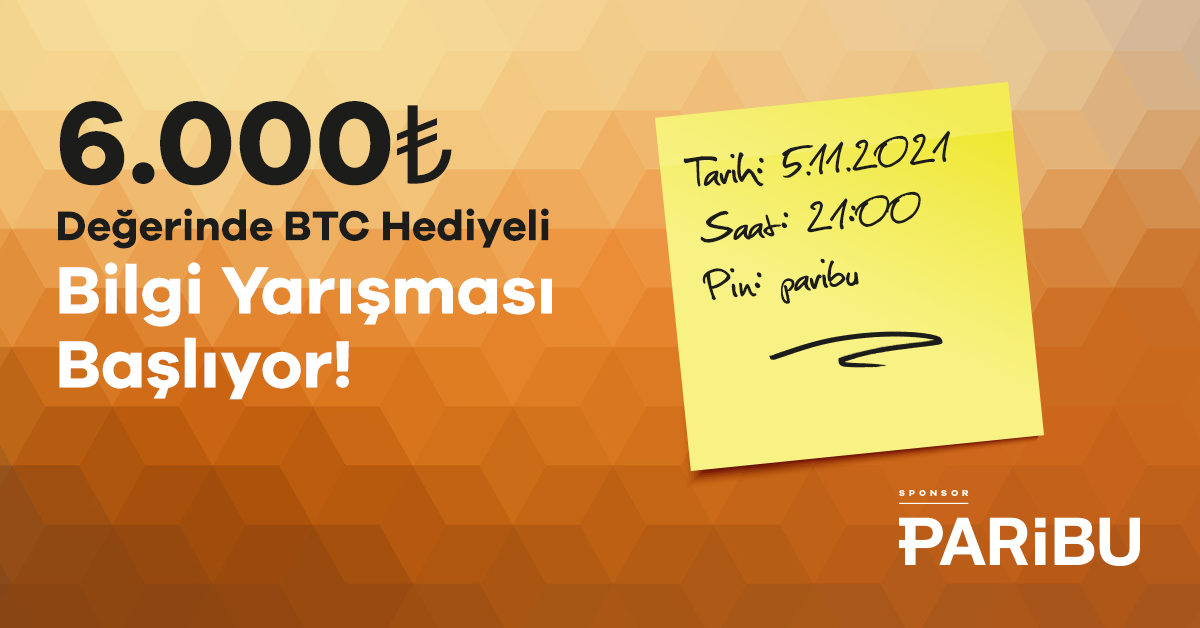 paribu btc yarışma