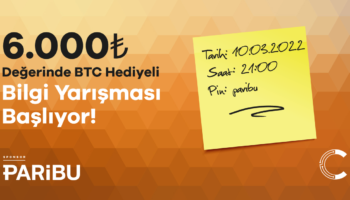 paribu bitcoin ödüllü yarışma