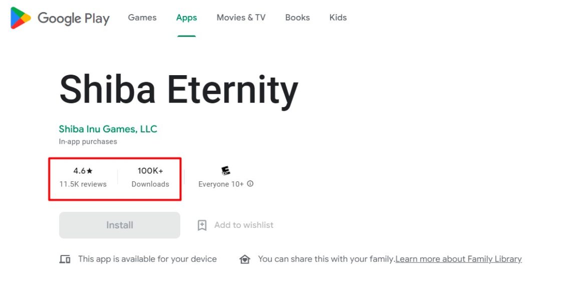 Shiba Eternity Oyunu 100 Bin Indirmeyi Asti