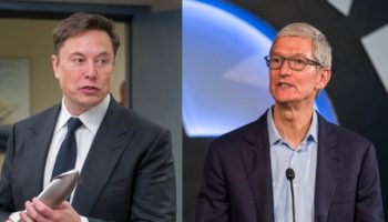 Elon Musk Apple CEOsuyla Bir Araya Geldi