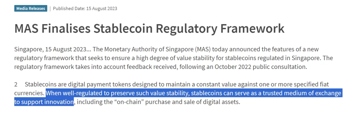 Singapur merkez bankasından stablecoin hamlesi! Singapur merkez bankasından stablecoin hamlesi!