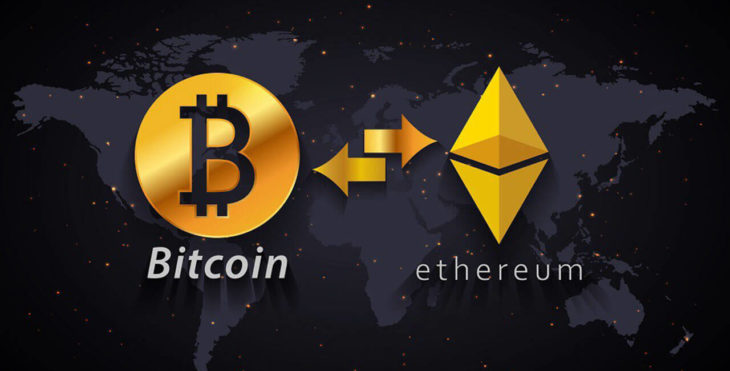 bitcoin ve ethereum