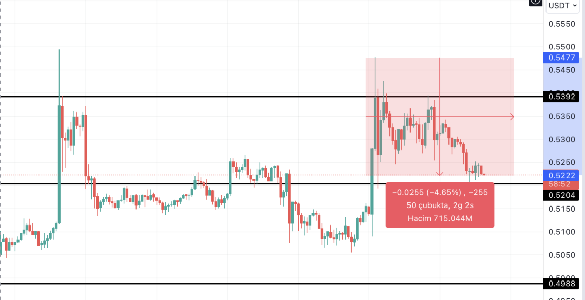 Ripple (XRP) için tehlikeli saatler! Ripple (XRP) için tehlikeli saatler!
