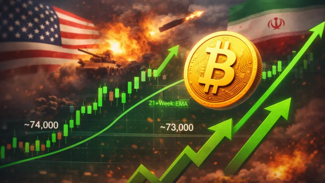 Bitcoin ABD İran Savaş Endişelerine Rağmen Haftalık Kapanışı Yeşilde Tamamladı