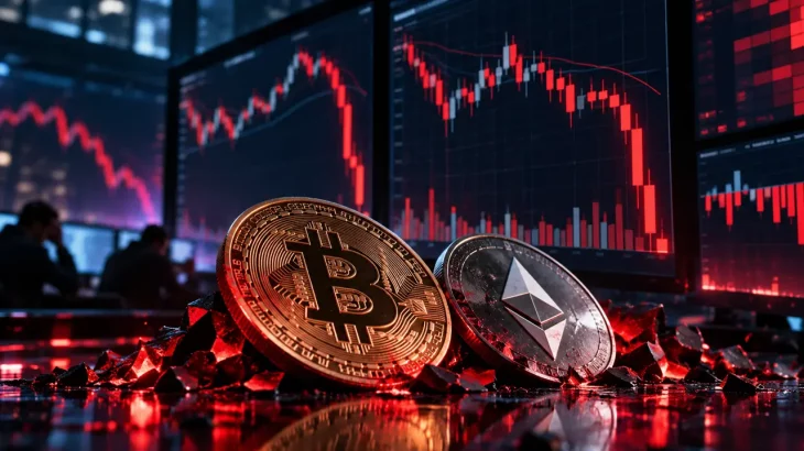 Fed tutanakları öncesi Bitcoin ve Ethereum’da sert düşüş: 550 milyon dolarlık tasfiye!